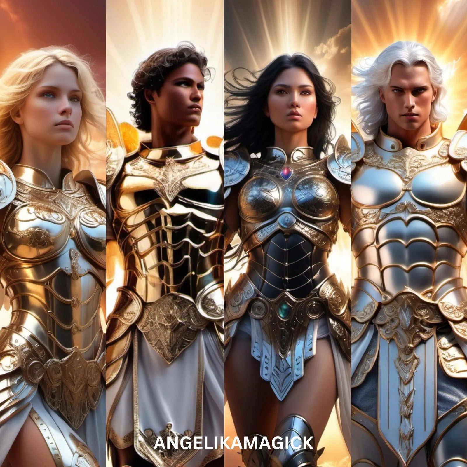 Custom Conjure of 4 Angelic Warriors - Direct Spirit Binding - Only Essential Spirit's Info Included