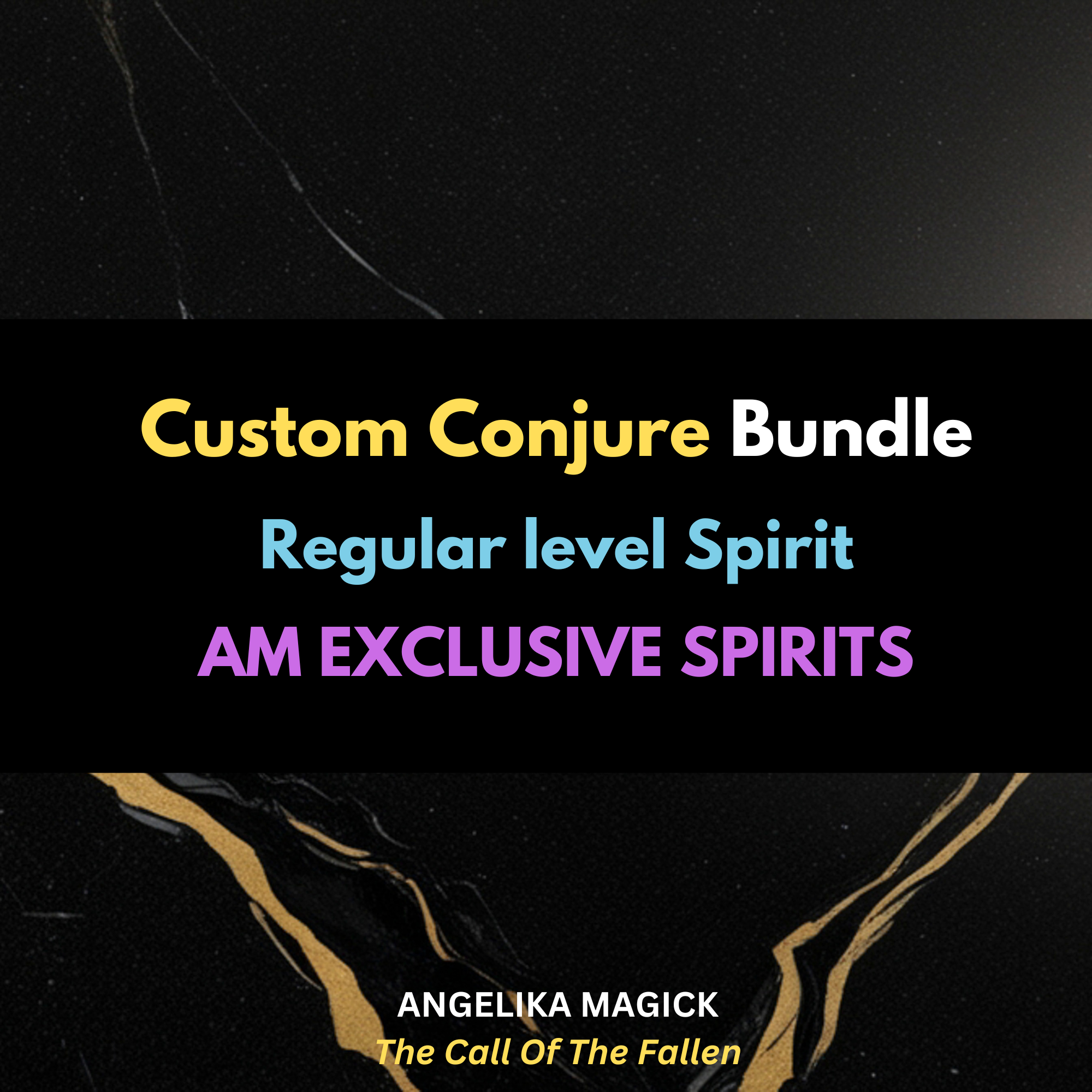 AM Exclusive Spirits Custom Conjure Bundle - Regular Level Spirit - Direct Binding