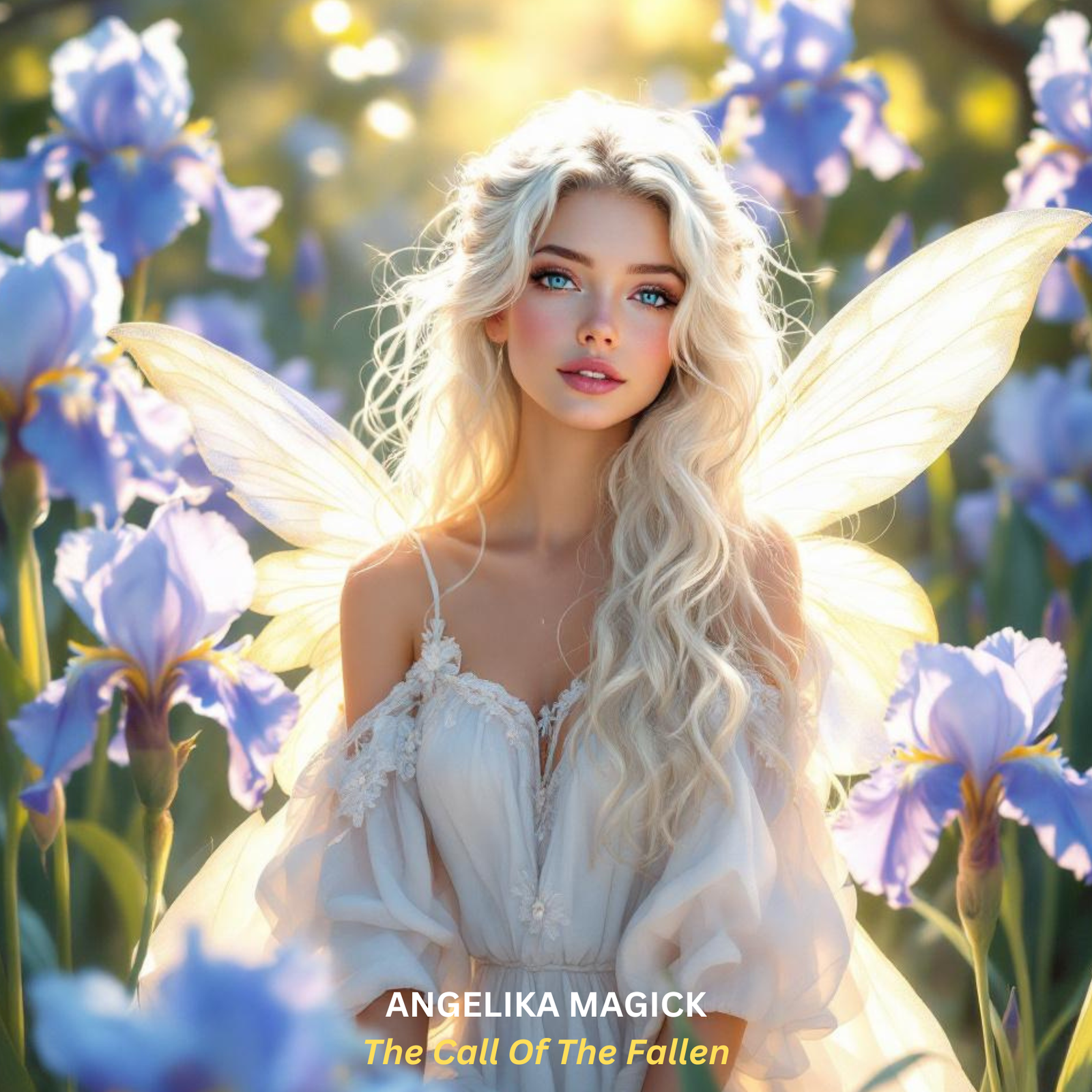 Female Iris Flower Fairy M.- Preconjured - Spirit Binding - Spirit Keeping - Angelika Magick