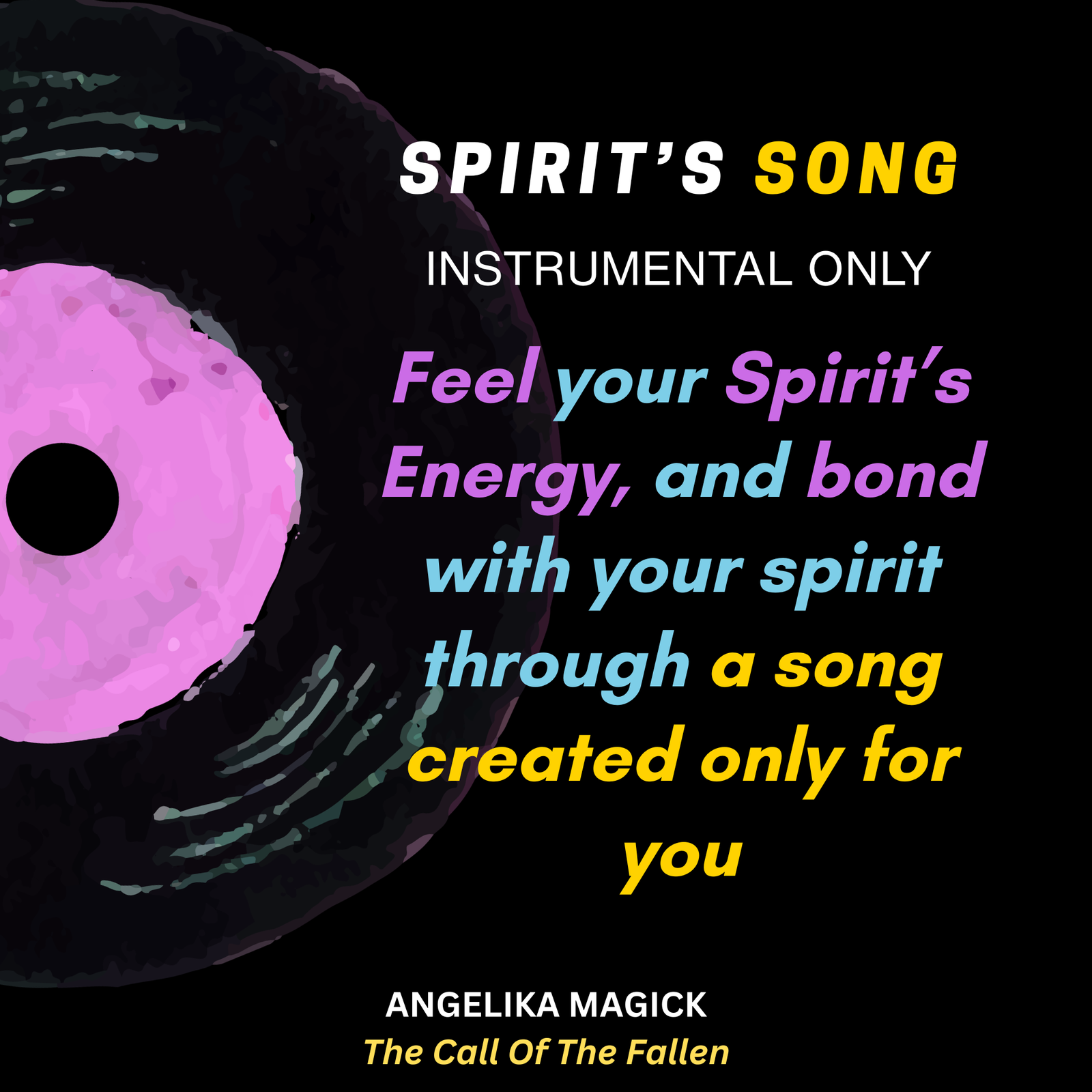 NEW! Spirit's Instrumental Song - Connect to your Spirit Companions Through a an Instrumental Song Created Only for You - Add-On