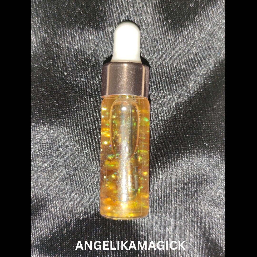 Yksi 5 ml pullo - Kiss Aeternus - Käsintehty rituaalimaginen öljy - Intentioöljy - Loitsuöljy - Henkilahjaöljy - Angelika Magick