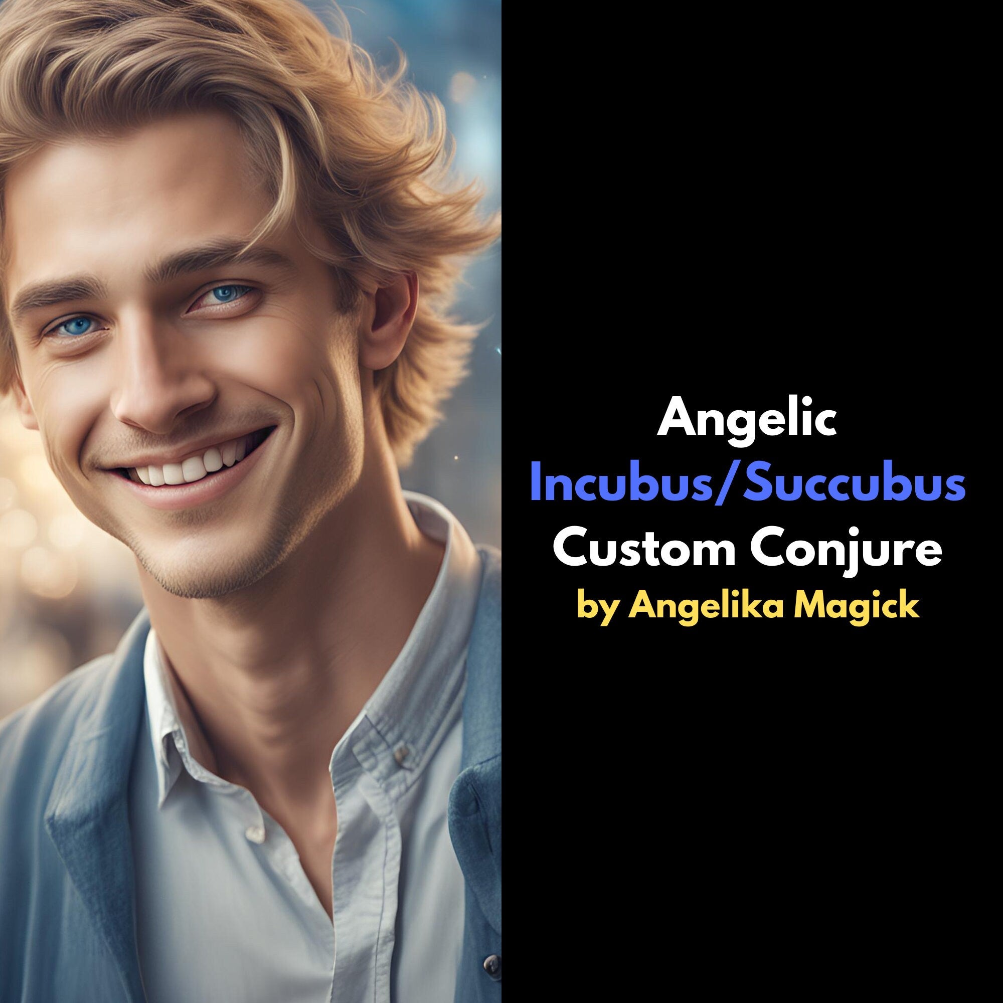 Räätälöity Angelic Incubus/Succubus -henkikumppanin loihtiminen suoralla sidoksella - Spirit Binding - eksklusiivinen Angelika Magickin loitsu