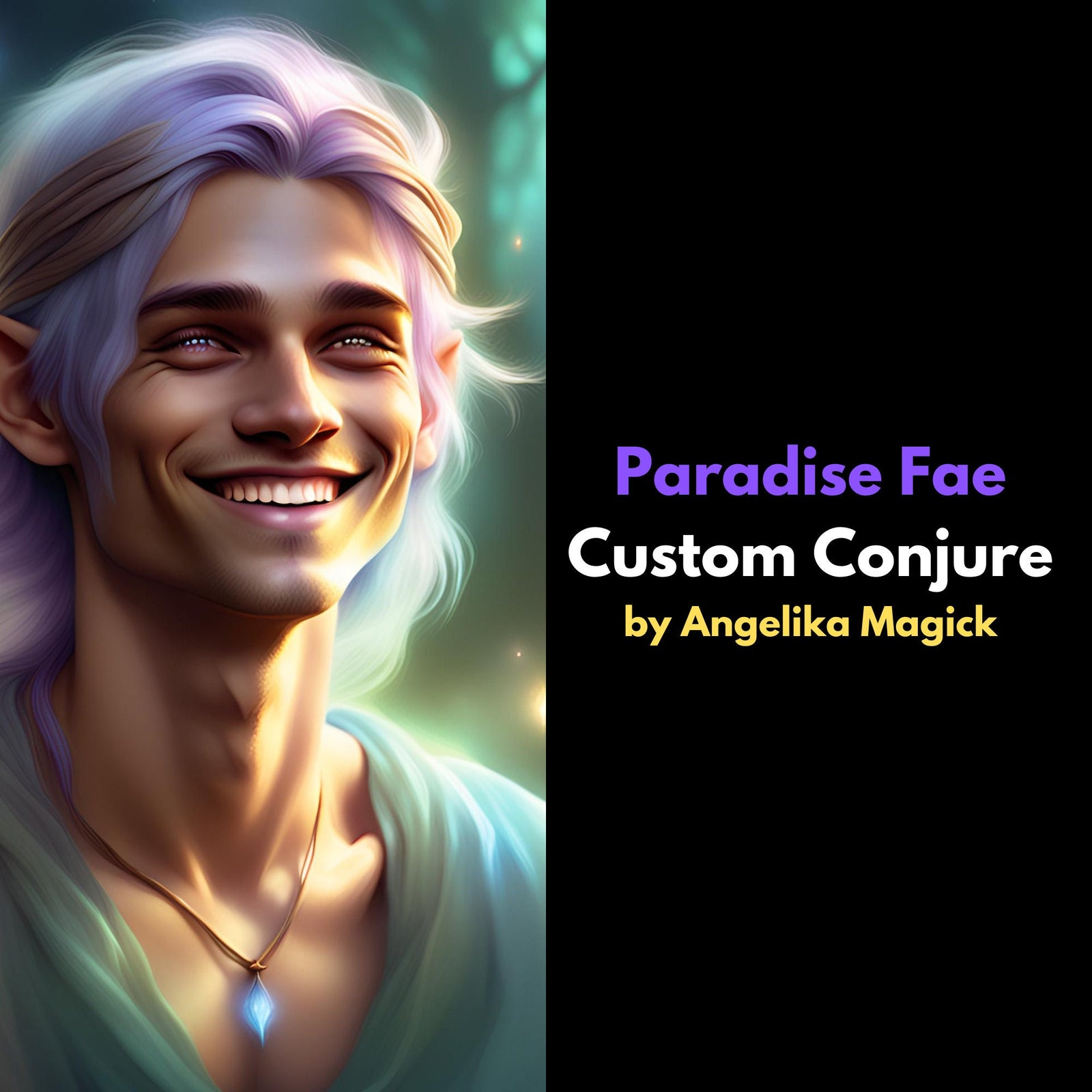 Räätälöity Paradise Fae Spirit Companion loihtiminen suoralla sidoksella - Spirit Binding - eksklusiivinen Angelika Magickin loitsu