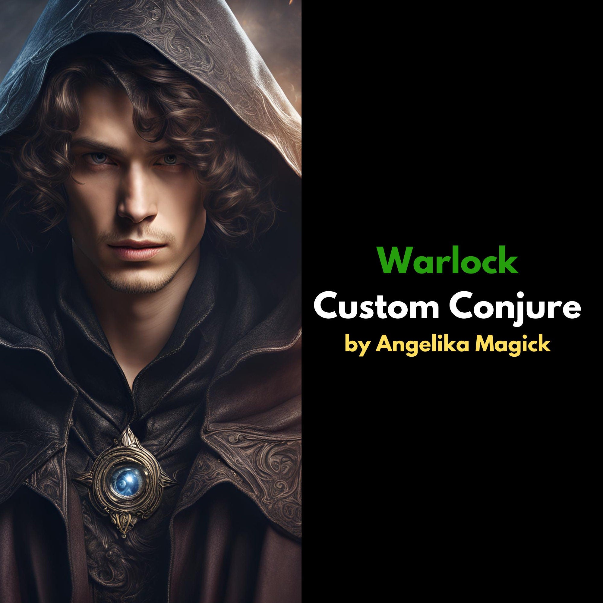 Räätälöity Warlock Spirit Companion -kumppani suoralla sidoksella - Spirit Binding