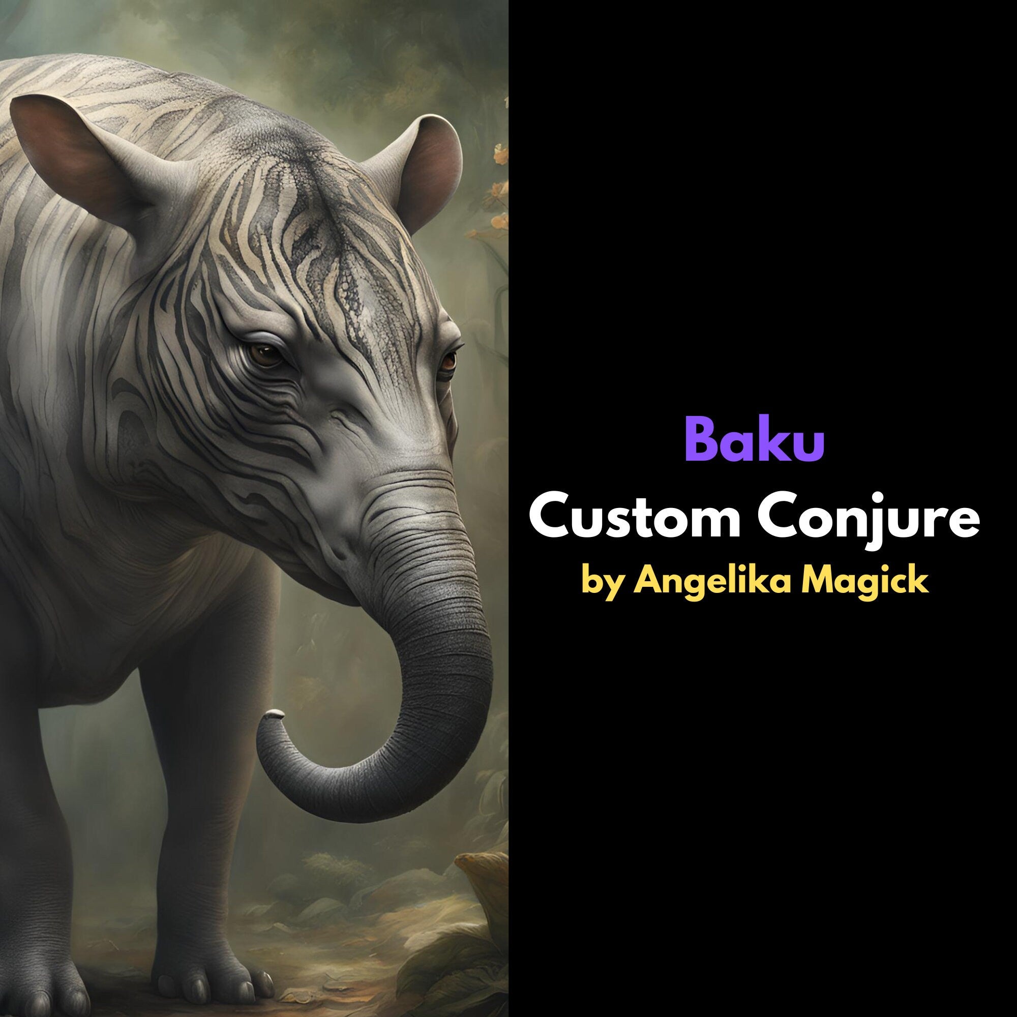 Mukautettu Baku Spirit Companion loihtiminen suoralla sidoksella - Spirit Binding